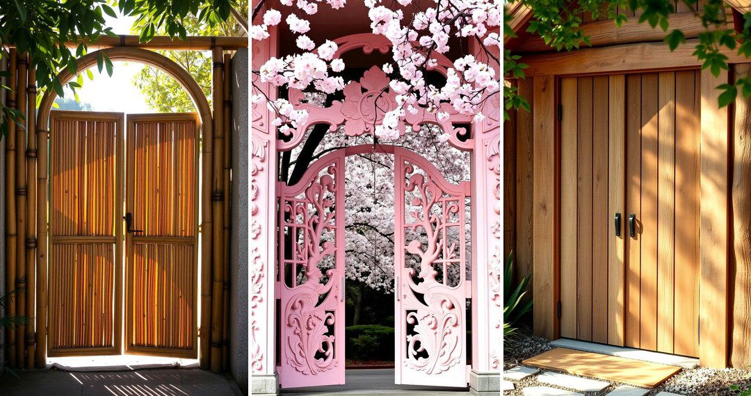 24 Japanese Garden Gate Designs for Authentic Style