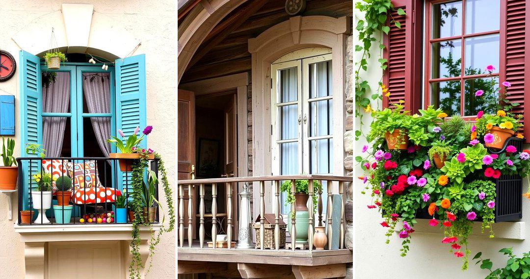 24 Juliet Balcony Ideas for Elegant Small Spaces