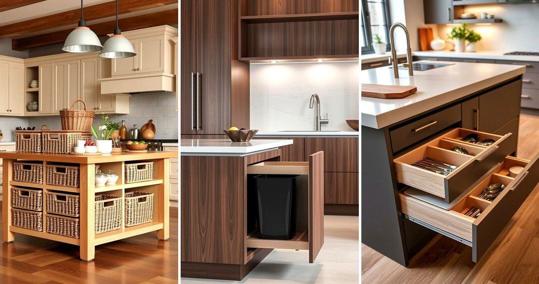 24 Kitchen Island Storage Ideas