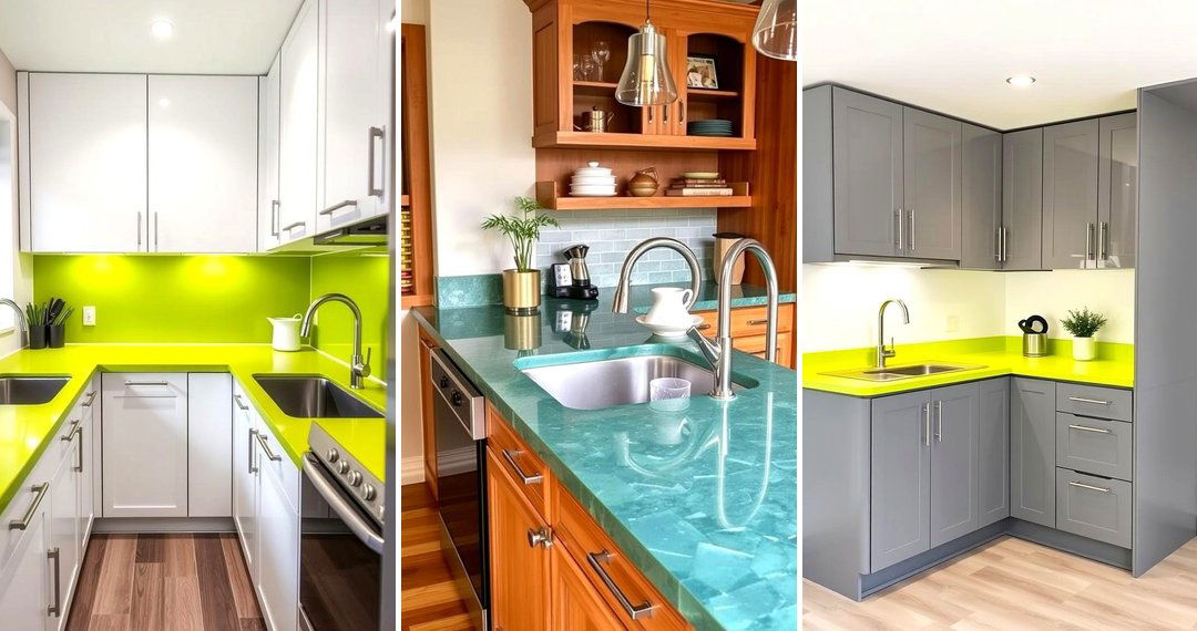 24 Green Countertop Kitchen Ideas for Fresh, Vibrant Spaces