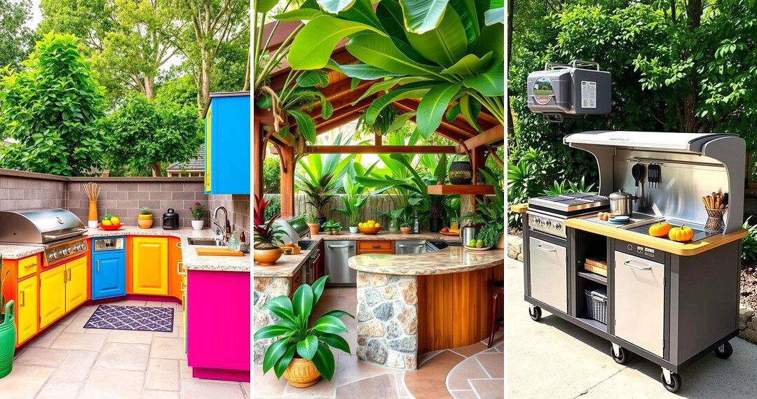 24 L-Shaped Outdoor Kitchen Layouts for Entertaining