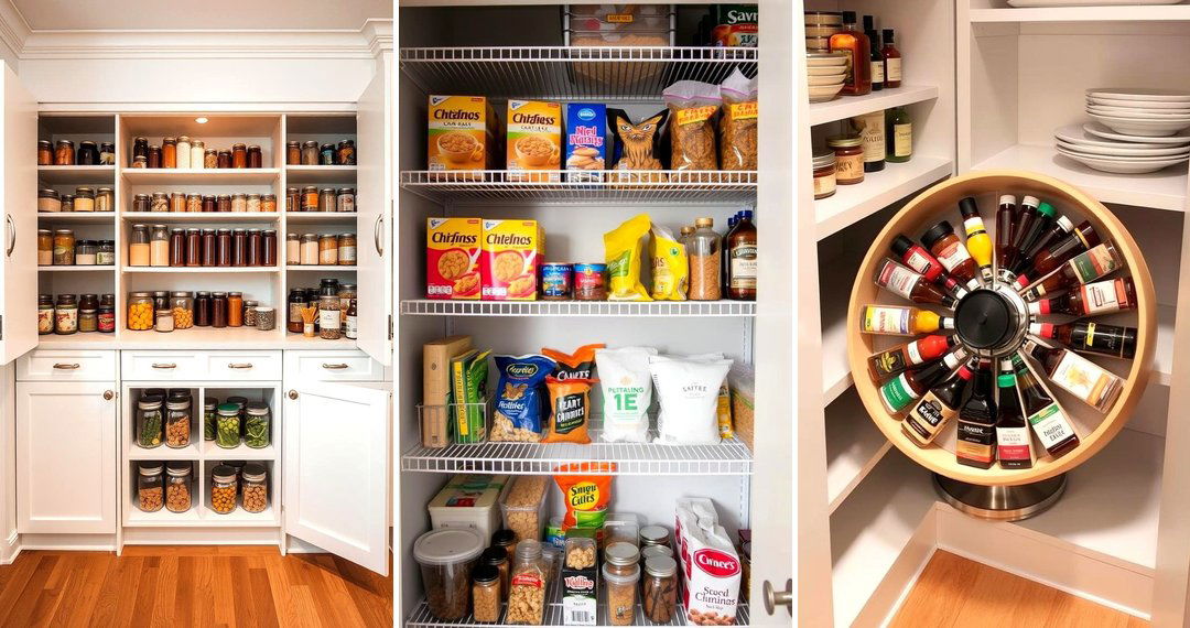 24 Larder Cupboard & Pantry Ideas to Organize Your Kitchen Perfectly