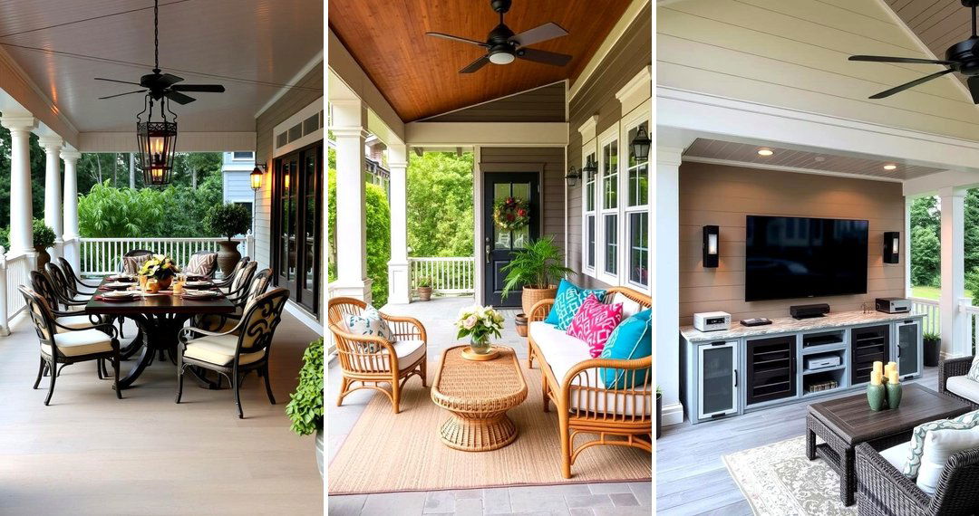 24 Large Front Porch Ideas for Welcoming Curb Appeal
