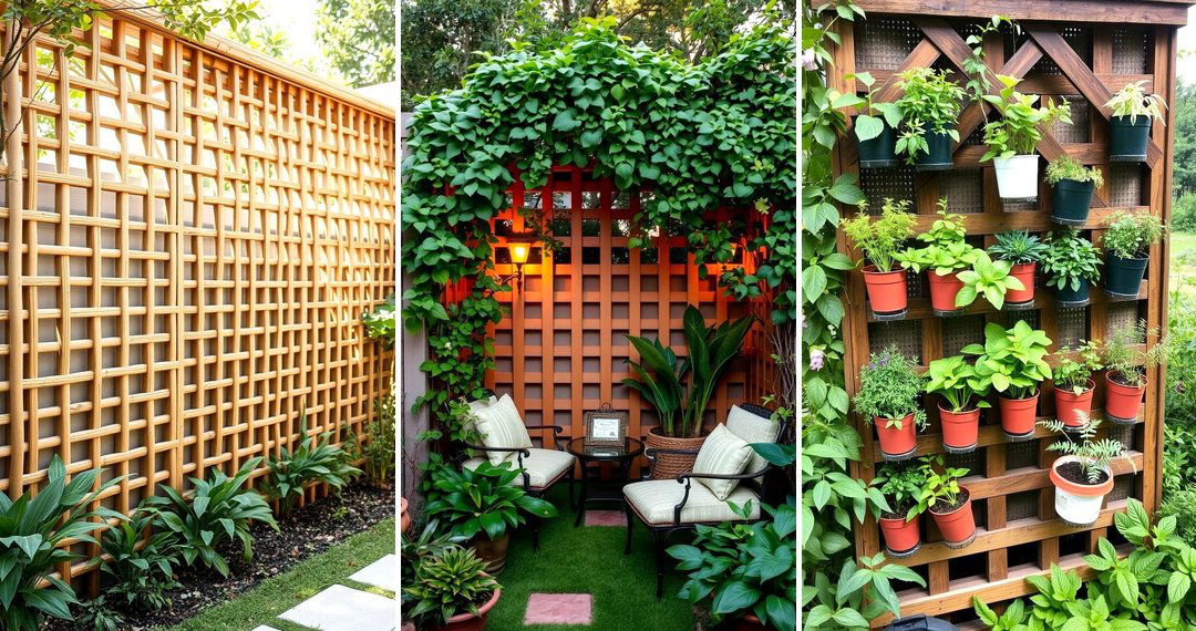 24 Creative Lattice Fence Designs to Enhance Your Outdoor Space