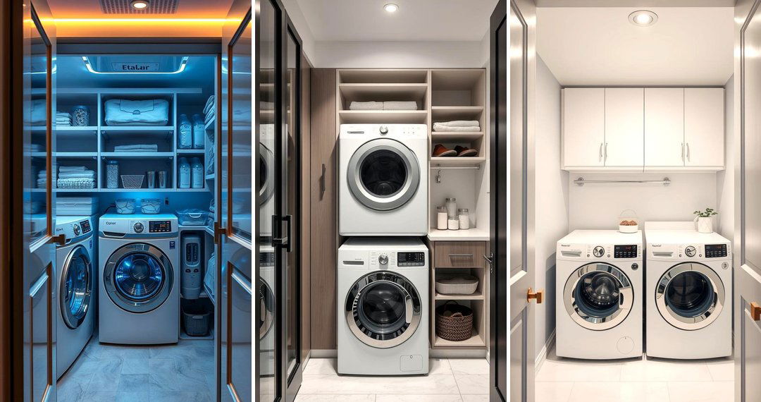 24 Space-Saving Laundry Closet Organization Ideas and Hacks