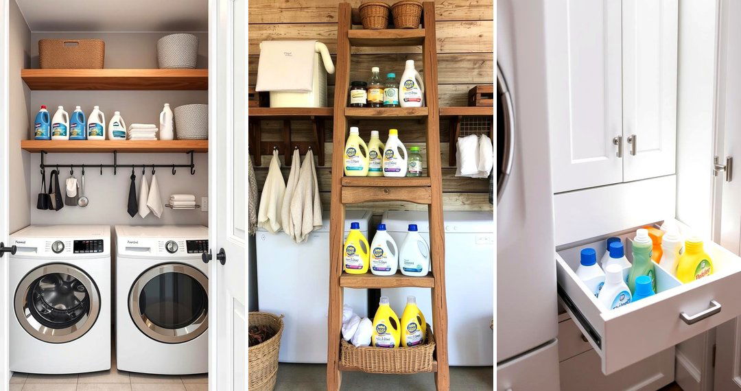24 Laundry Detergent Storage Ideas