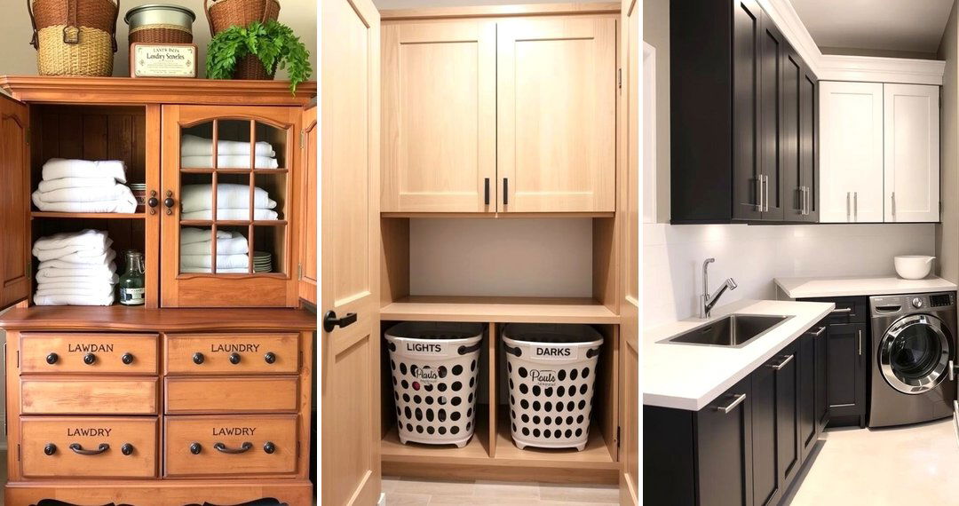 24 Laundry Room Cabinet Ideas for Clutter-Free Spaces