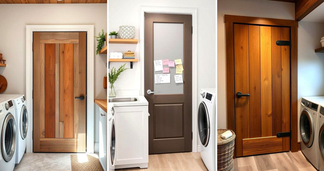 24 Laundry Room Door Ideas to Enhance Function and Style