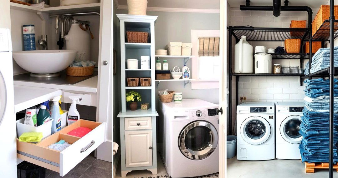 24 Laundry Room Shelf Ideas