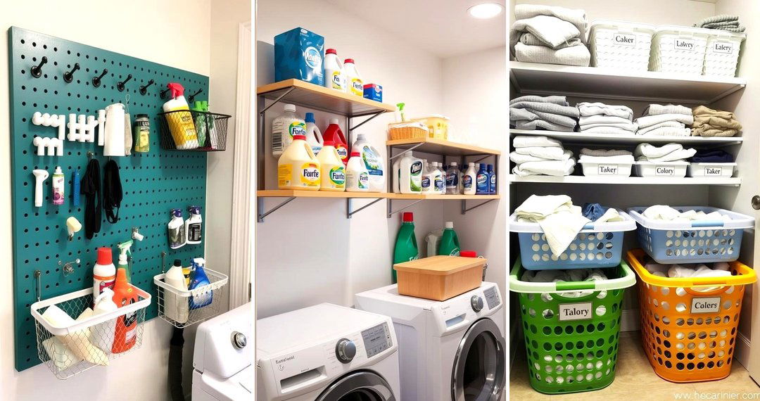 24 Laundry Room Storage Ideas to Optimize Small Spaces