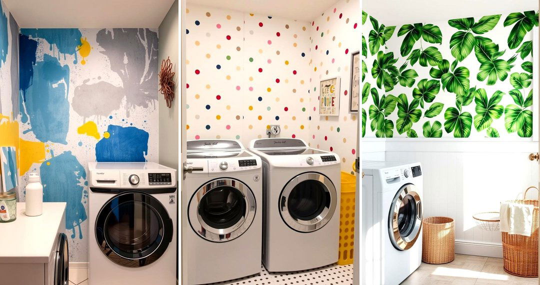 24 Laundry Room Wallpaper Ideas for Vibrant Utility Spaces