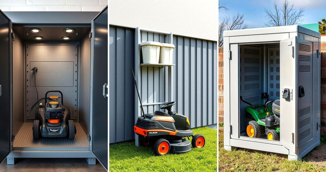 24 Lawn Mower Storage Ideas for Organized Yard Spaces