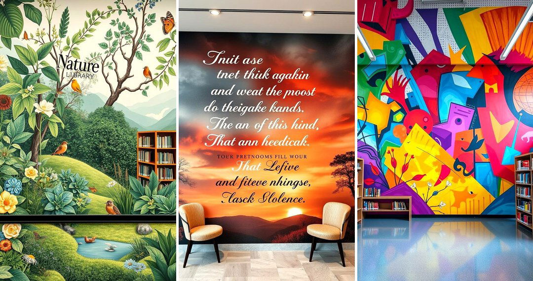 24 Inspiring Library Mural Ideas to Transform Your Reading Space