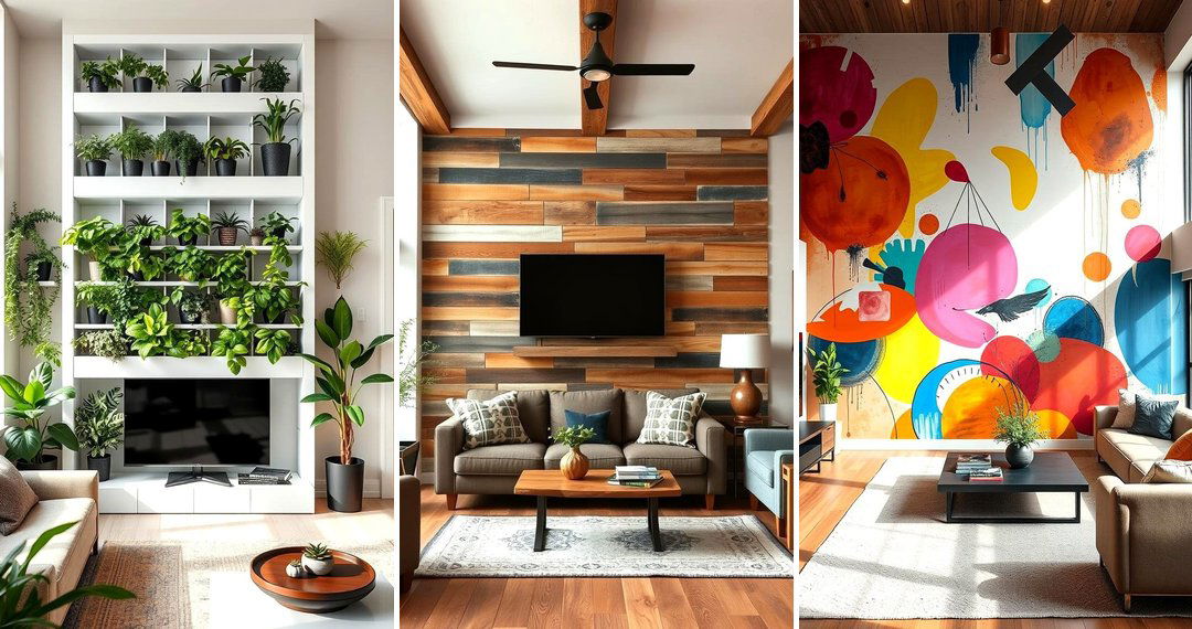 24 Living Room Accent Wall Ideas for Stylish Focus