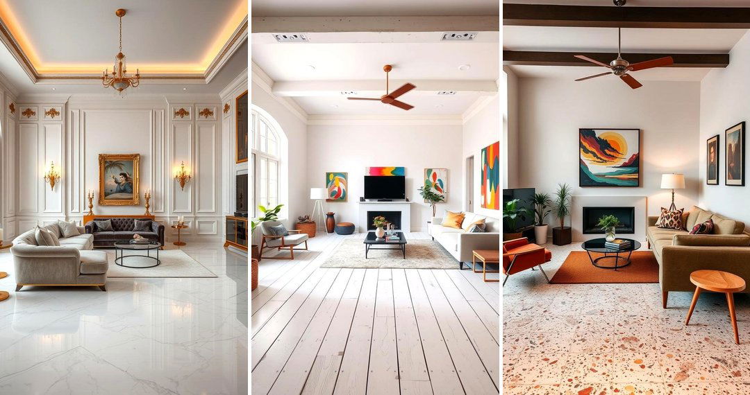 24 Living Room Flooring Options for Style and Durability