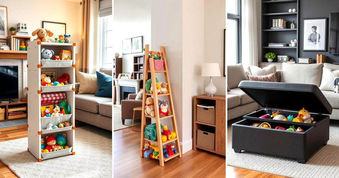 24 Living Room Toy Storage Ideas