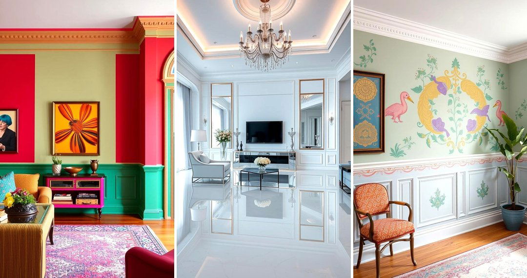 24 Living Room Wainscoting Ideas