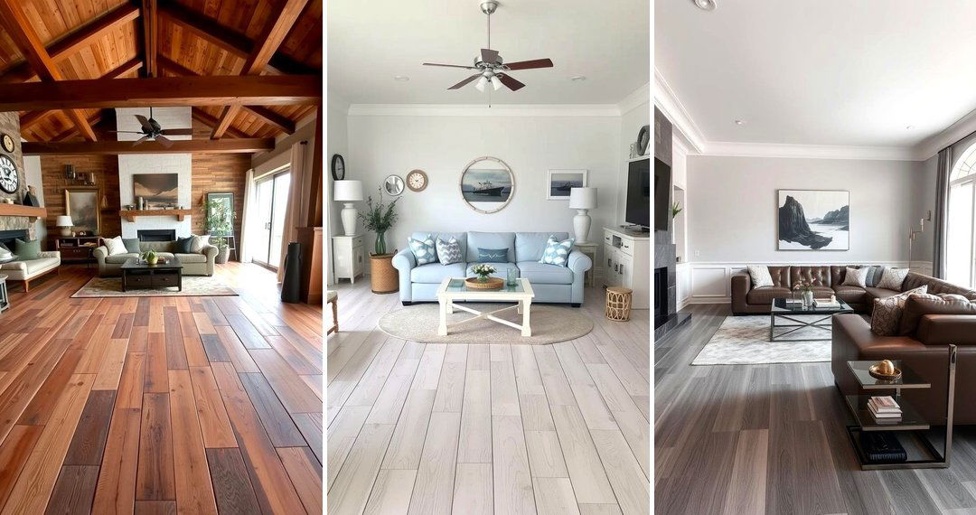 24 Stylish Living Room Wood Floor Ideas for Timeless Elegance