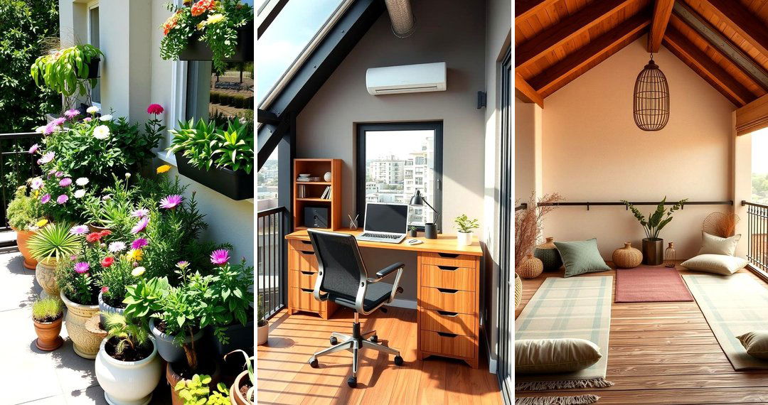 24 Loft Balcony Ideas to Maximize Small Urban Spaces