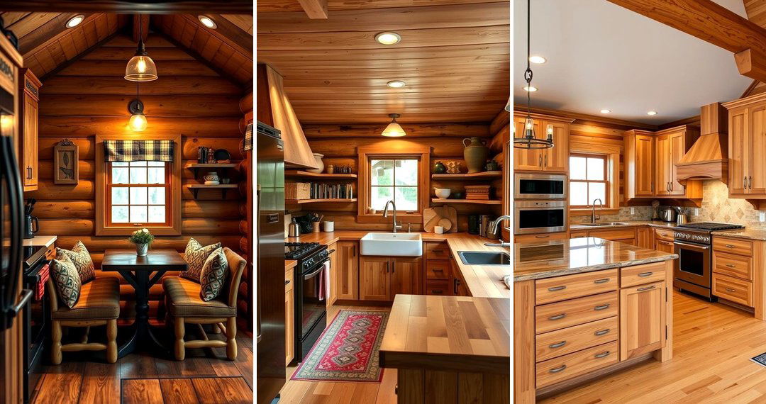 24 Log Cabin Kitchen Design Ideas for Rustic Charm