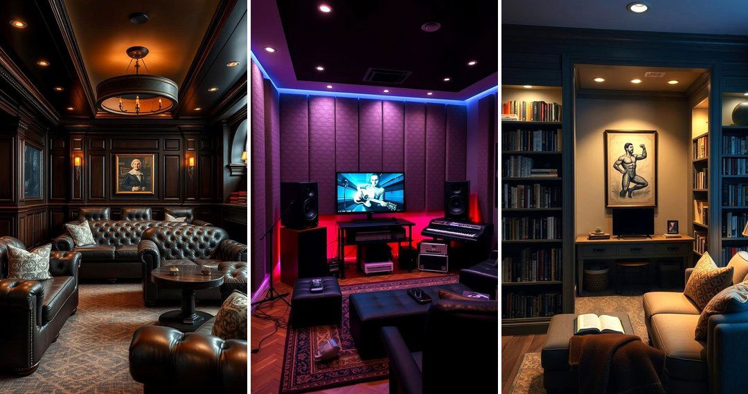 24 Man Cave Living Room Ideas: Bold & Relaxing Retreats