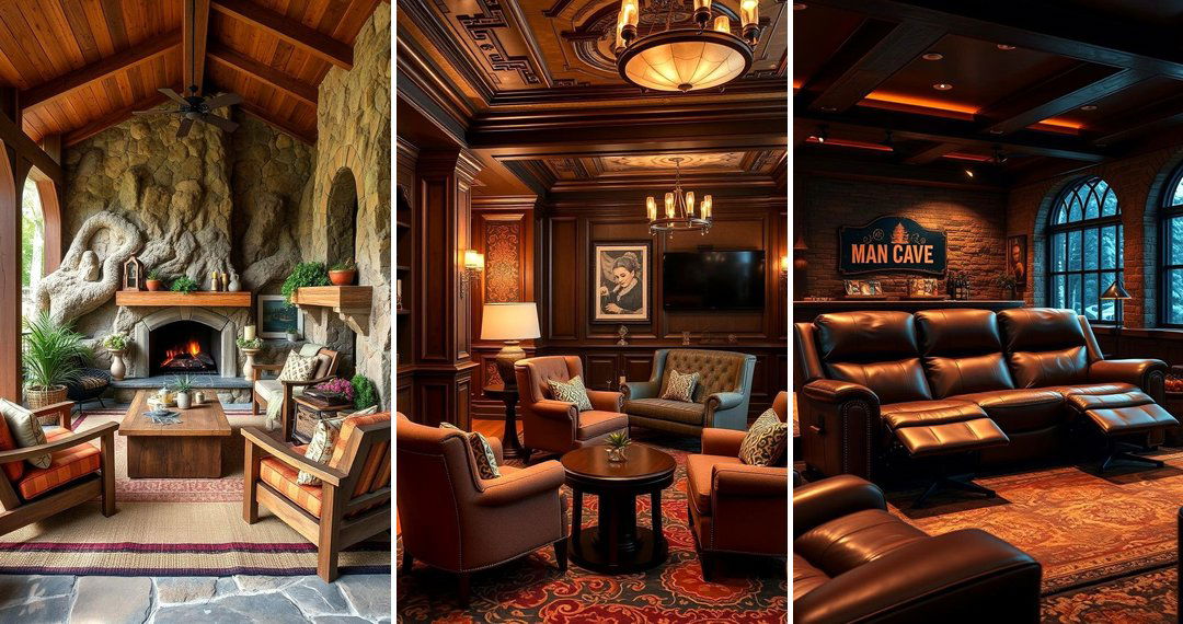 24 Man Cave Seating Ideas for a Comfortable Hangout Space