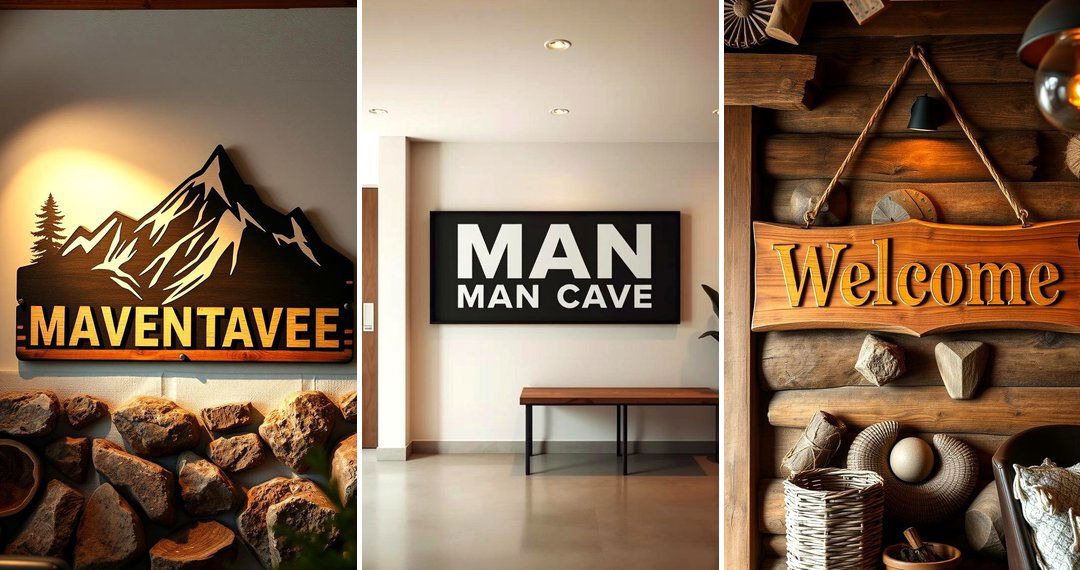 24 Man Cave Sign Ideas: Personalized & Bold Decor