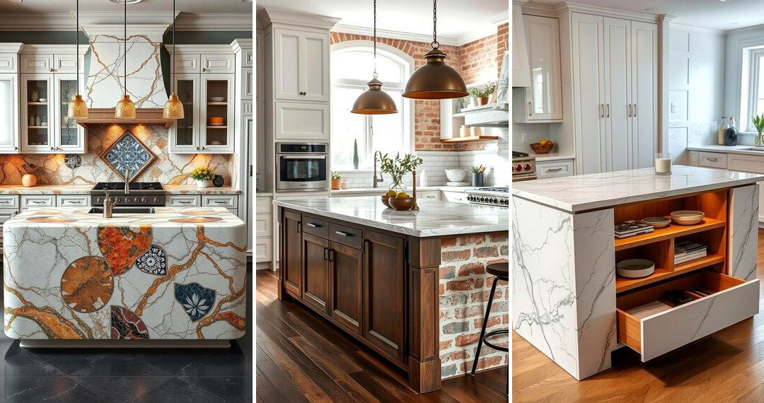 24 Marble Kitchen Island Ideas