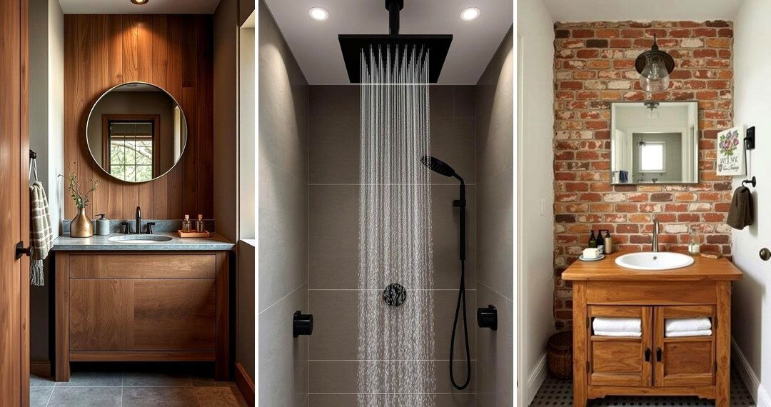 24 Masculine Bathroom Designs for Modern Minimalism