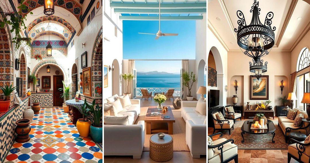 24 Mediterranean Living Room Ideas for Warm, Inviting Style