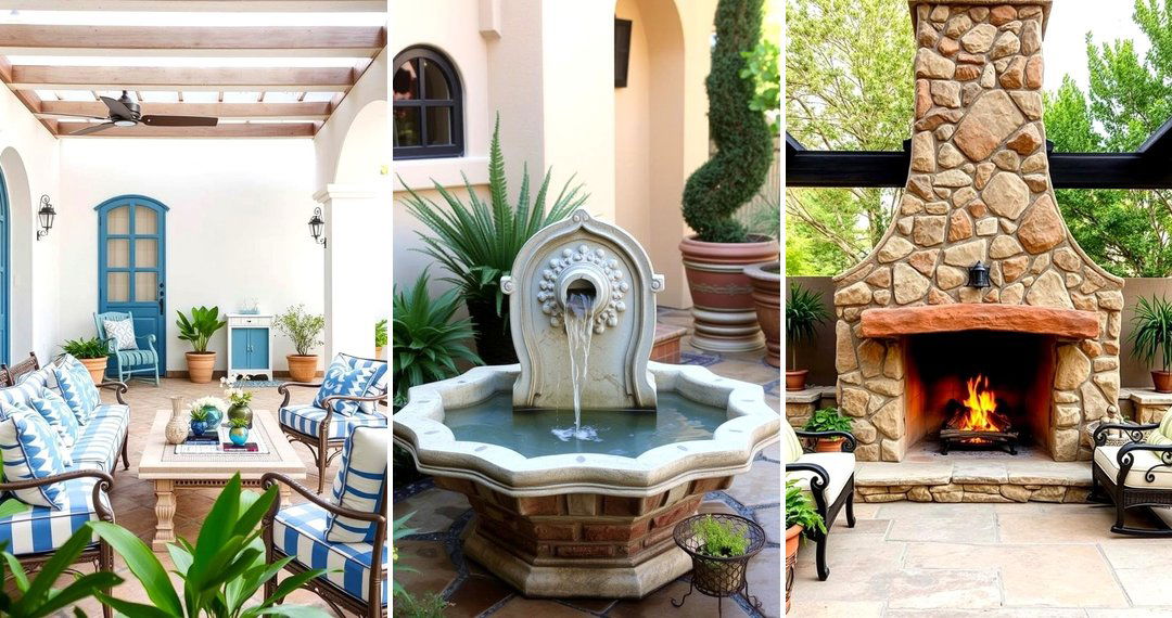 24 Mediterranean Patio Ideas for an Outdoor Oasis