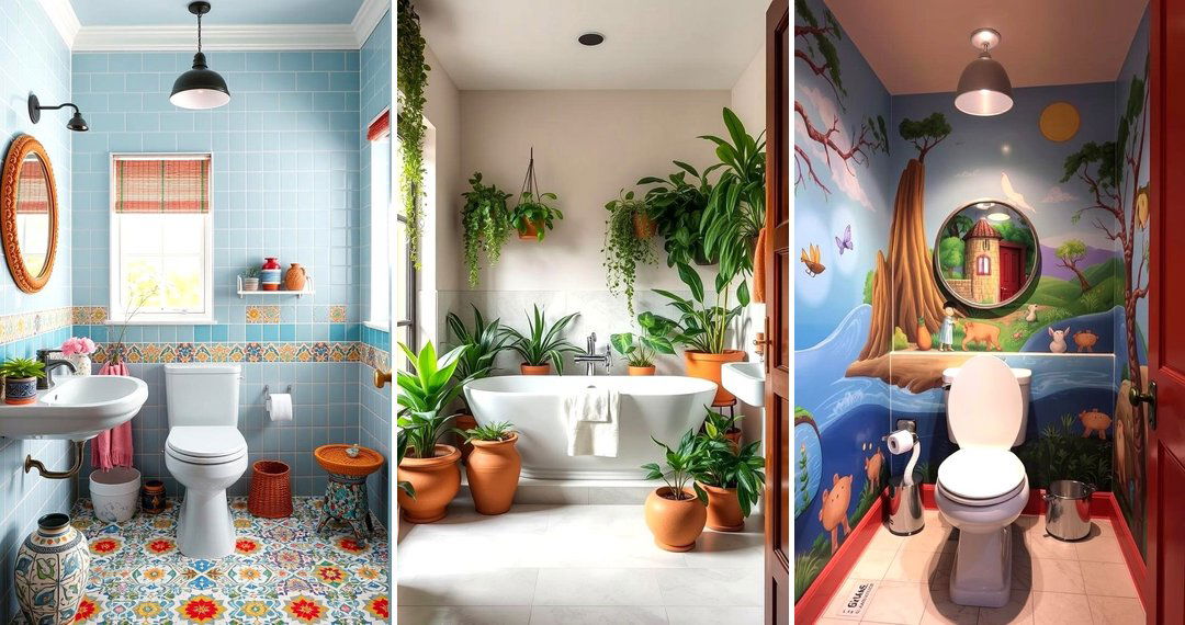 24 Mexican Bathroom Ideas with Bold Patterns and Colors