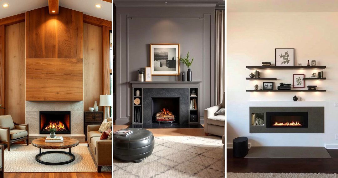 24 Mid-century Modern Fireplace Design Ideas & Styles