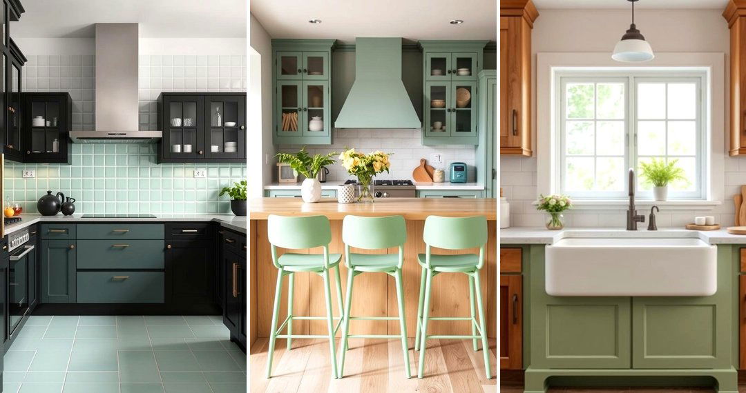 24 Mint Green Kitchen Ideas for Serene Cooking Spaces