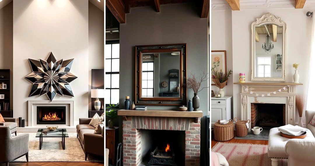 24 Mirror Over Fireplace Ideas to Elevate Your Living Space