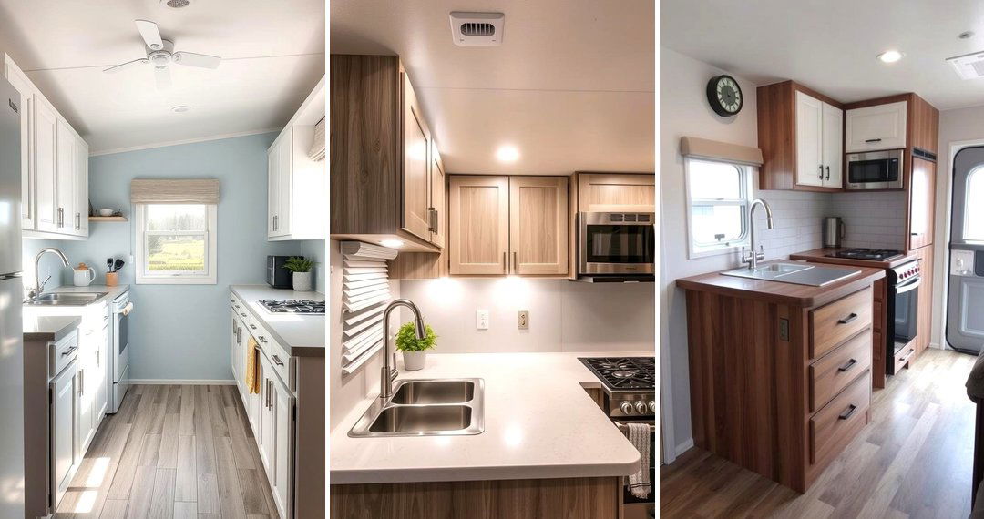 24 Mobile Home Kitchen Ideas for Compact, Functional Design