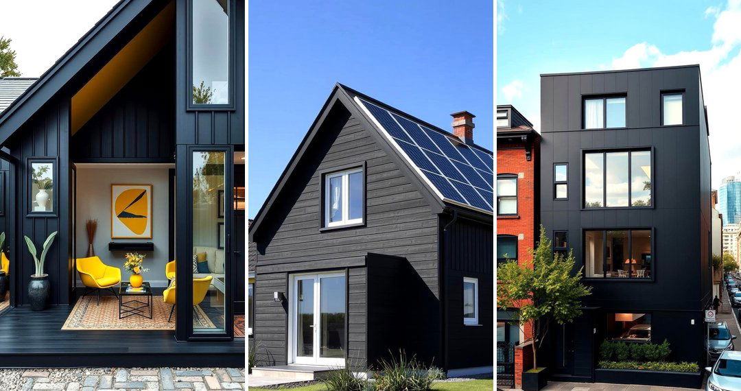 24 Modern Black Houses