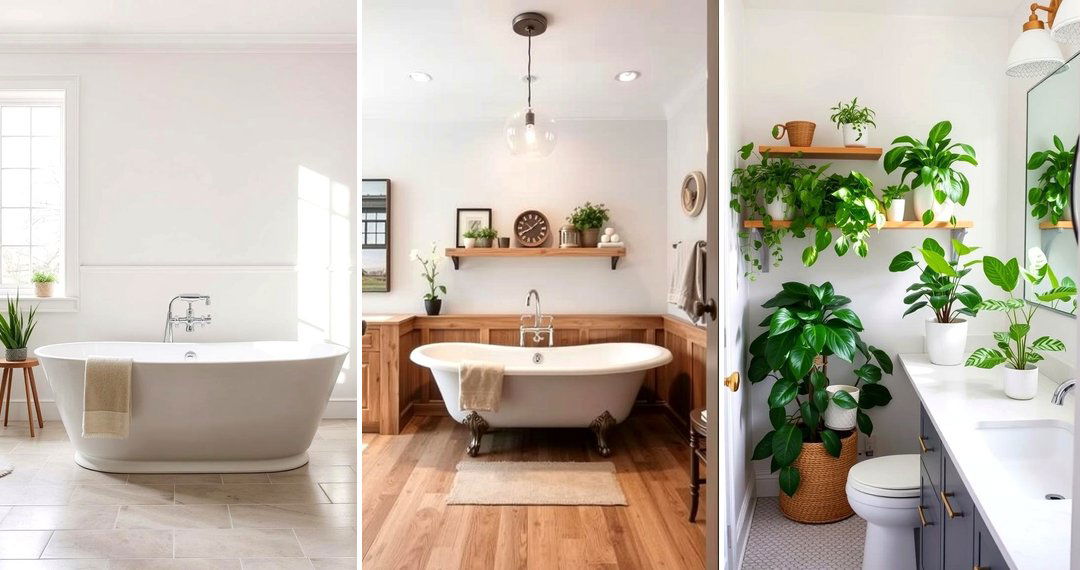 24 Modern Farmhouse Bathroom Ideas: Rustic Meets Chic