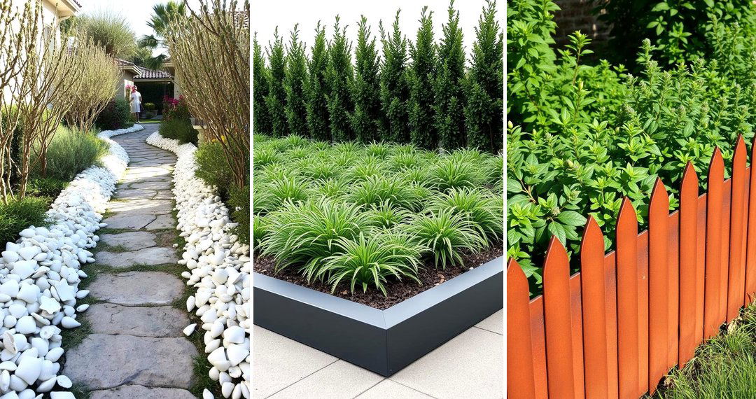 24 Modern Garden Edging Ideas for a Polished Landscape