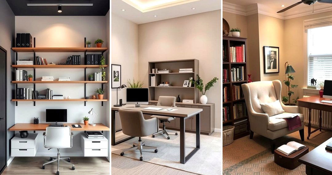 24 Modern Home Office Ideas for Productive Workspaces