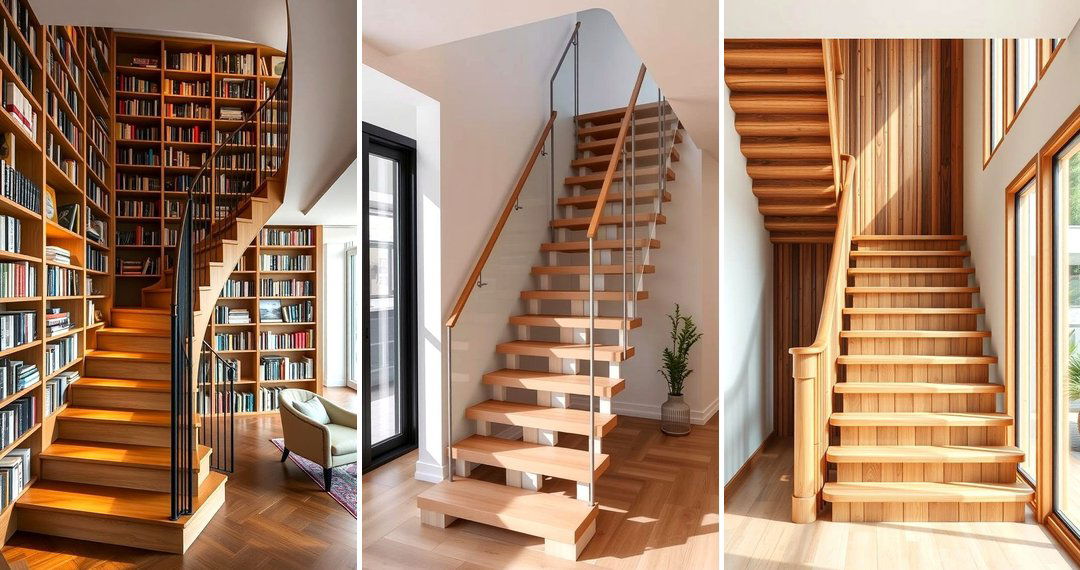 24 Modern Staircase Designs for Sleek and Space-Saving Homes