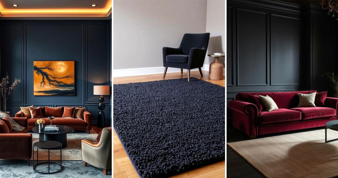 24 Moody Living Room Ideas for Dramatic Intimate Atmospheres