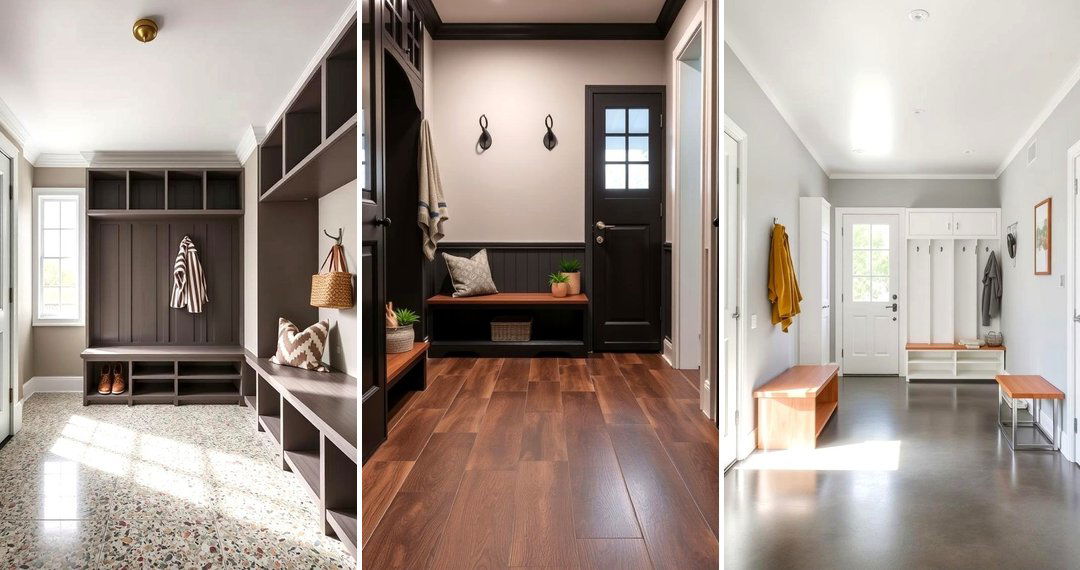 24 Mudroom Floor Ideas for Durable and Stylish Entryways