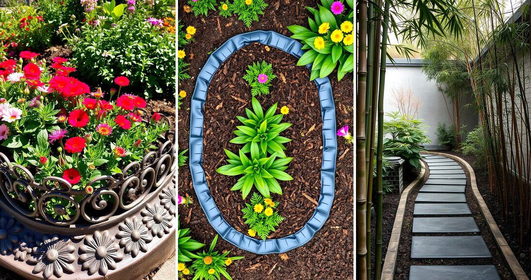 24 Mulch Edging Ideas to Define Garden Beds Naturally