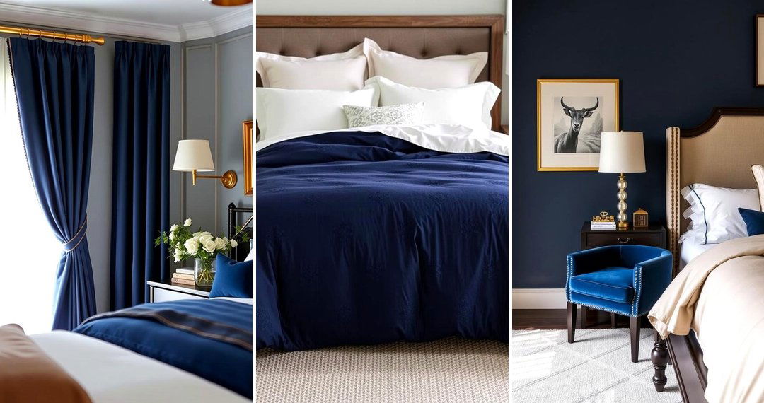 24 Serene Navy Blue Bedroom Ideas for Modern Relaxation