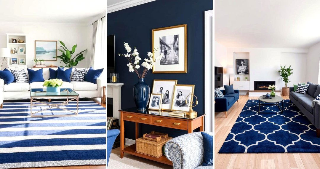24 Navy Blue Living Room Ideas for Timeless Sophistication