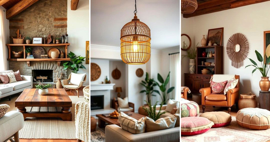 24 Neutral Boho Living Room Ideas: Earthy & Eclectic