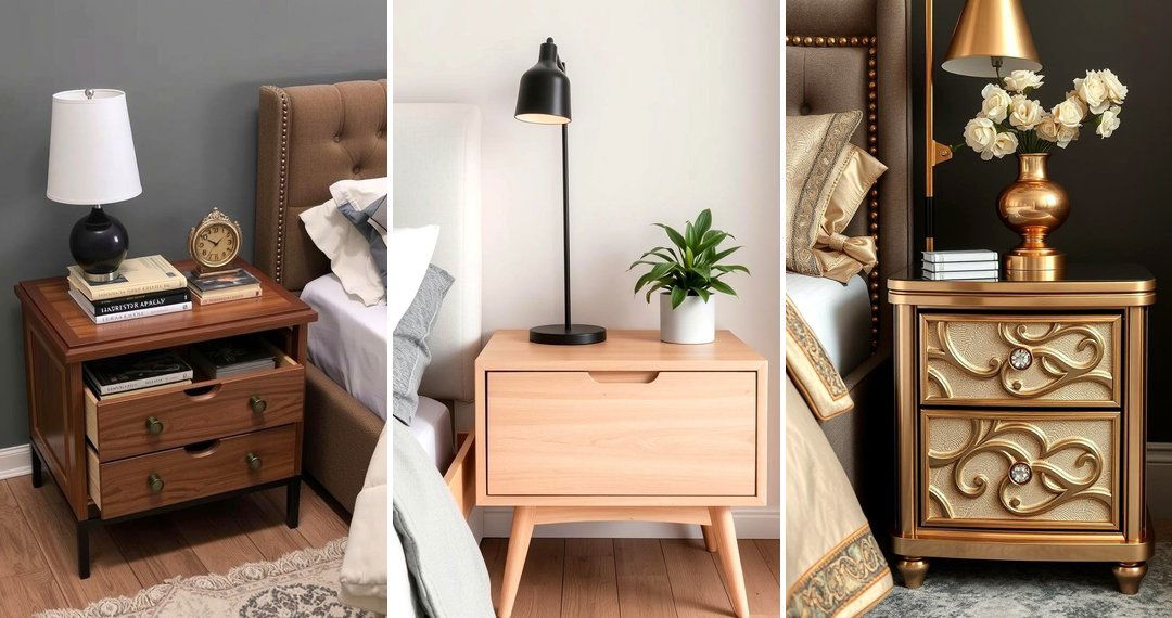 24 Nightstand Decor Ideas for Functional & Stylish Bedrooms