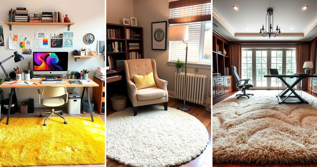 24 Office Rug Ideas to Define and Enhance Workspaces
