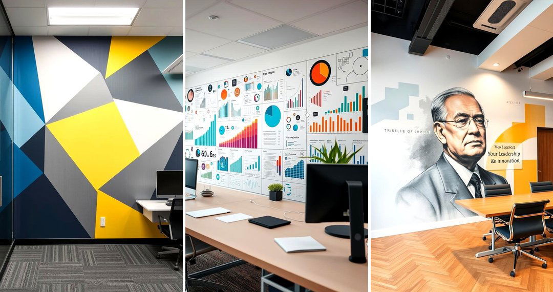 24 Office Wall Mural Ideas to Inspire Creativity & Focus
